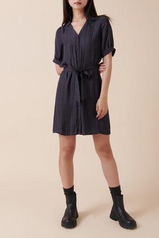 Vestido recto - 
Azul