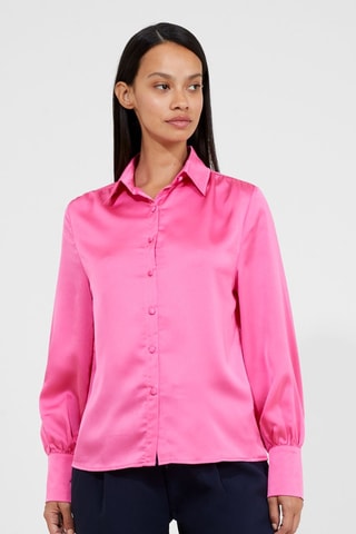 Camisa Satin - Rosa
