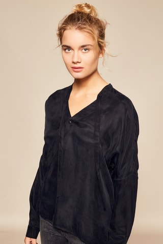 Blusa Flamande - Negro