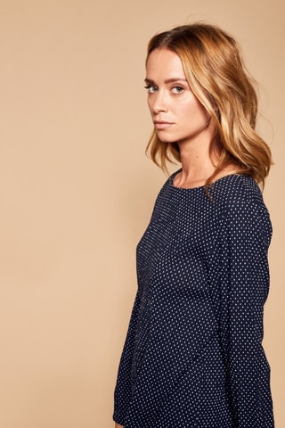Blusa Trans - Azul marino