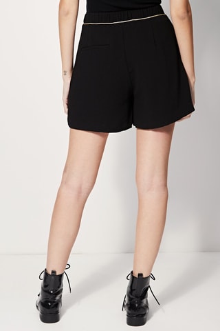 Short de tiro alto Irlande - Negro