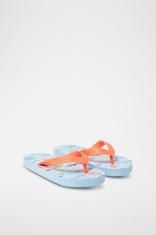Tongs - Bleu et orange
