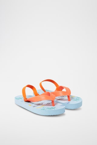 Tongs - Bleu et orange