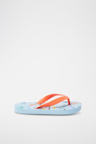 Tongs - Bleu et orange