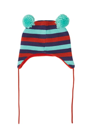 Bonnet - Bleu marine et rouge carmin