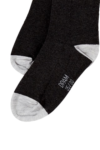 Chaussettes - Anthracite chiné