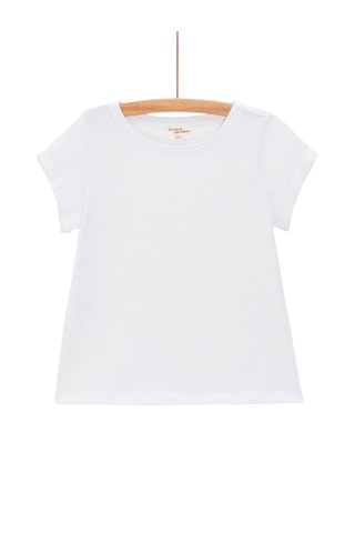 T-shirt à manches courtes pour fille - Blanc