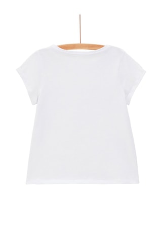 T-shirt à manches courtes pour fille - Blanc