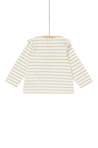 T-shirt Ecru et doré