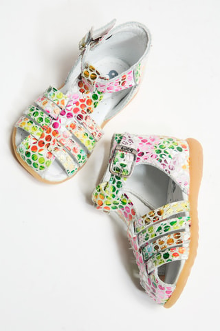 Sandales en cuir - Blanc