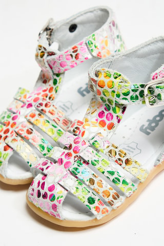 Sandales en cuir - Blanc