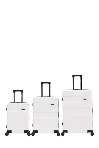 Set 3 valigie Echo - 55/65/75 cm - Bianco