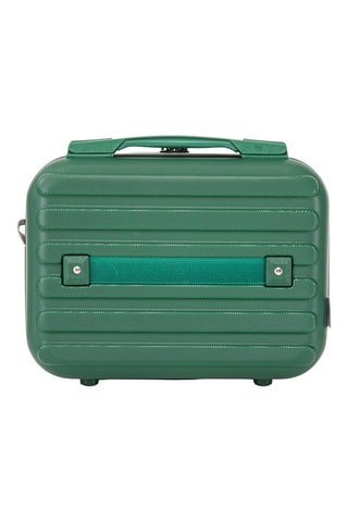 Beauty-case Napoli bouteille - 33 cm  - Verde