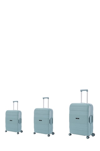 Set 3 valigie Ocean - 56/65/74 cm - Lucchetto TSA - Bianco