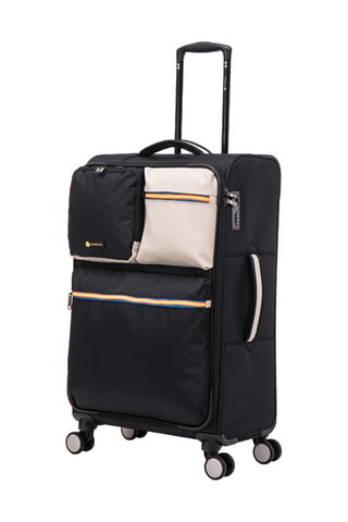 Valigia media Today - 69 cm  - Nero e beige