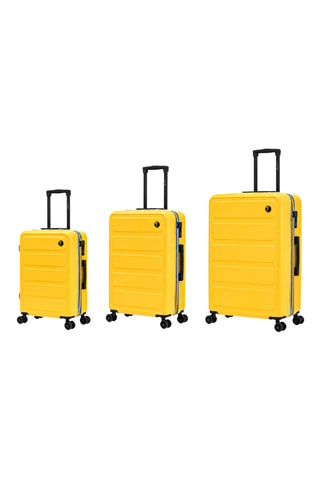 Set 3 valigie Subway (S/M/L) - 56/66/77 cm - Giallo