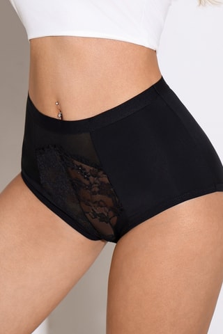 Braga moldeadora de talle alto Constance - Negro