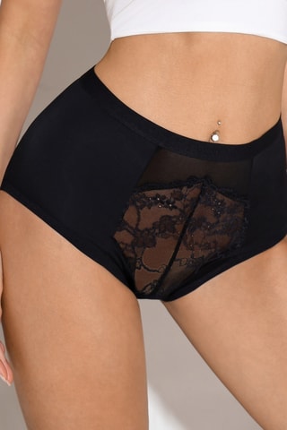 Braga moldeadora de talle alto Constance - Negro