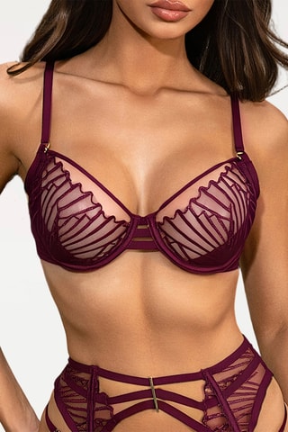 Sujetador push-up Marie - Burdeos
