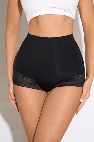 Shorty moldeador de talle alto Bibo - Negro