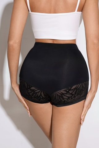Shorty moldeador de talle alto Bibo - Negro