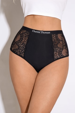 Braga moldeadora de talle alto Clementine - Negro