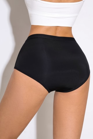 Braga moldeadora de talle alto Clementine - Negro