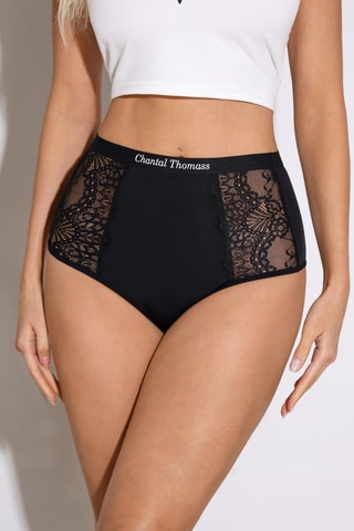 Braga moldeadora de talle alto Clementine - Negro