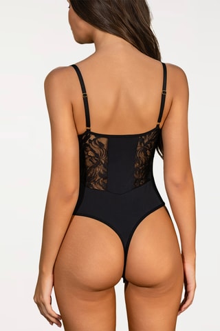 Body tanga Aude - Negro