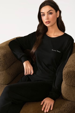 Camiseta de pijama Milly - Negro
