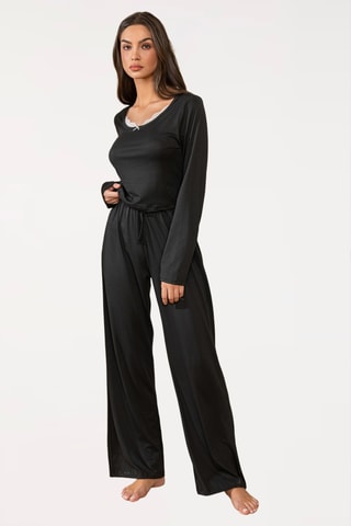 Pijama Lina - Negro