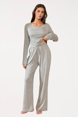 Camiseta de pijama Lene - Gris