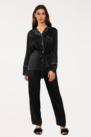 Camisa de pijama Elyn - Negro