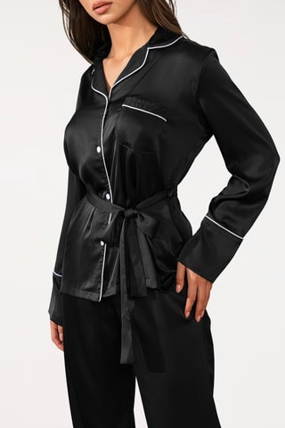 Camisa de pijama Elyn - Negro