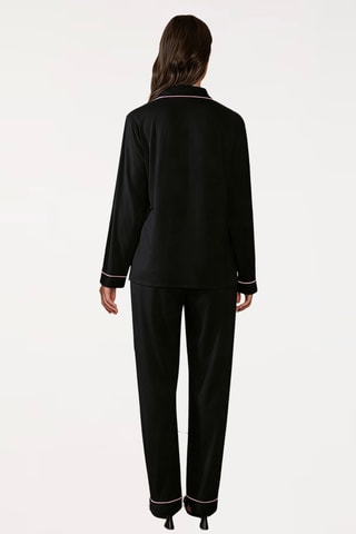 Camisa de pijama Olga - Negro