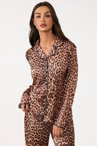 Camisa de pijama Gina - Marrón