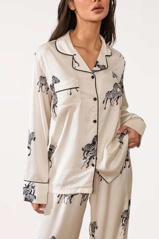Camisa de pijama Fara - Beige