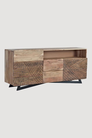 Buffet 2 portes - 160 x 80 x 37 cm