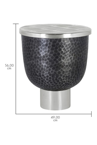 Table basse coffre - 46 x 51 x 46 cm