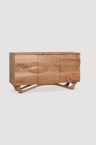 Buffet 3 portes acacia massif - 140 x 76 x 40 cm