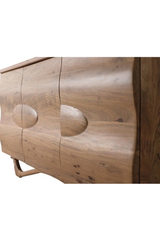 Buffet 3 portes acacia massif - 140 x 76 x 40 cm