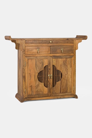Buffet 2 portes en manguier - 120 x 94 x 32 cm