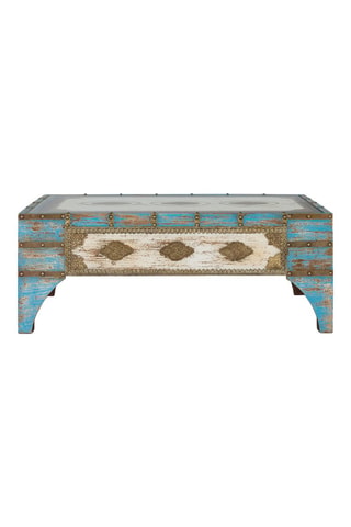 Table basse en manguier - 120 x 46 x 70 cm