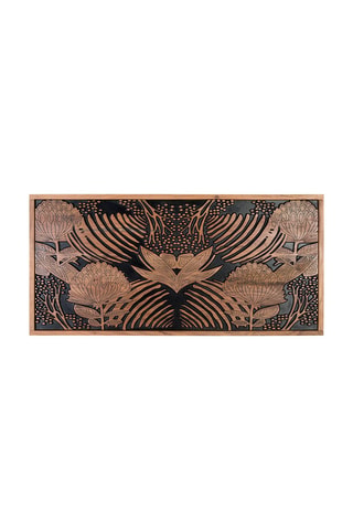Tête de lit en acacia - 81 x 166 x 166 cm