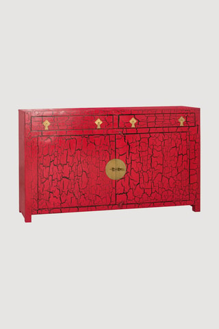 Buffet 2 portes en manguier - 150 x 90 x 40 cm