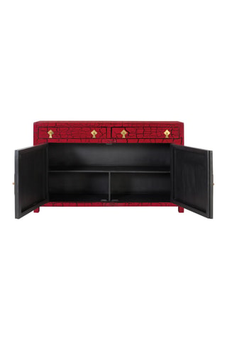 Buffet 2 portes en manguier - 150 x 90 x 40 cm