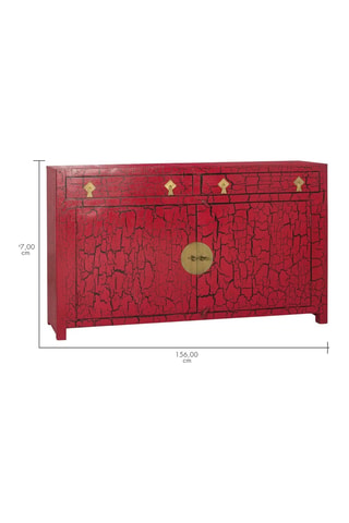 Buffet 2 portes en manguier - 150 x 90 x 40 cm