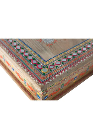 Table basse en manguier - 47 x 58 x 58 cm