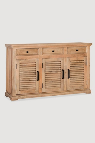 Armoire 3 portes en manguier massif - 40 x 90 x 150 cm
