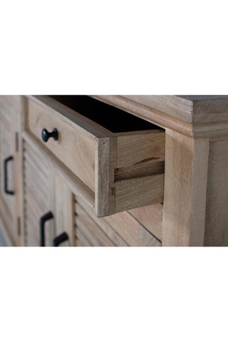 Armoire 3 portes en manguier massif - 40 x 90 x 150 cm